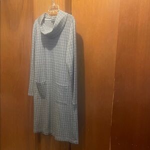 Gray Plaid Women's Dress